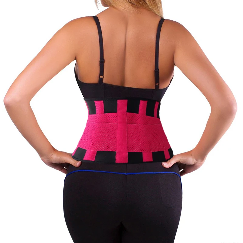 

2016 Waist Training Belt Corset for The Lower Back Male Posture Corrector Adjustable Fitness Lumber Support Corset Sports Safety