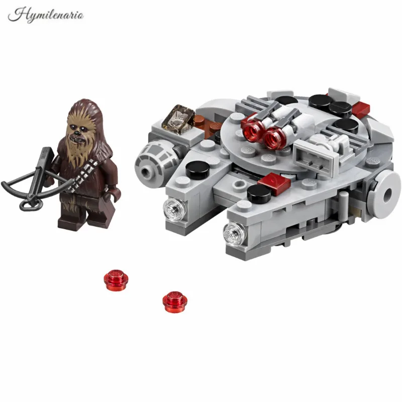 

Star Wars Space Wars Spaceship Chewbacca Millennium Falcon Building Blocks Bricks Toys Action Figures Compatible with Lego