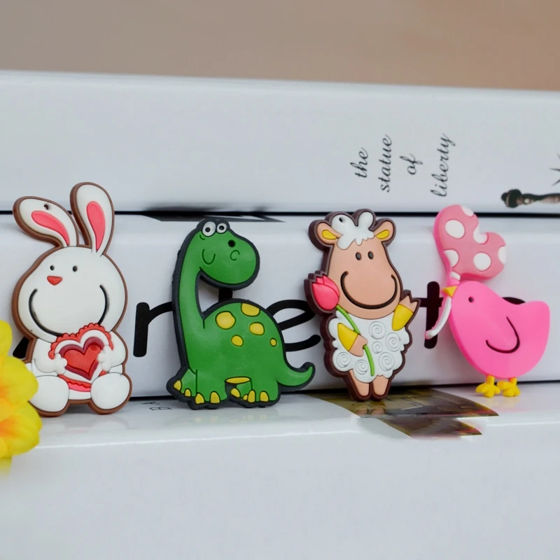 Креативный магнит на холодильник сувенир Счастливые Животные семья магнит на холодильник s для детей мультфильм холодильник магнитные наклейки 12 шт./лот