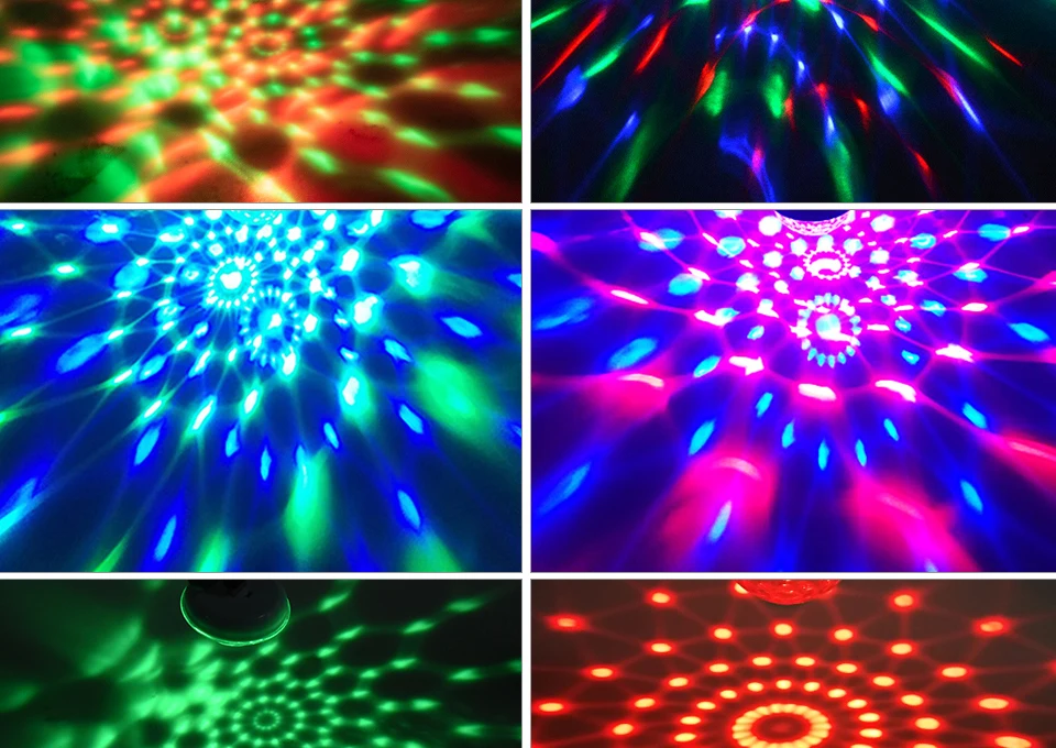 Mini USB led Party Lights Portable Crystal Magic Ball (4)