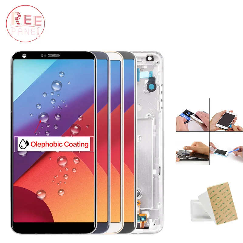 

AAA+ NEW 5.7" LCD For LG G6 Display Touch Screen Digitizer For LG G6 LCD Display G6 LCD Touch Screen Assembly Replacement Parts