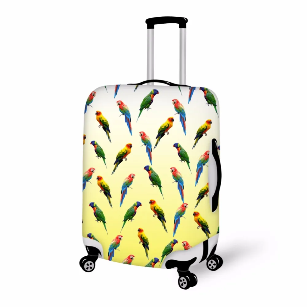 FORUDESIGNS попугай Печатный стильный животное Защитная крышка для чемодана пылезащитный чемодан защитная крышка Эластичный чехол для