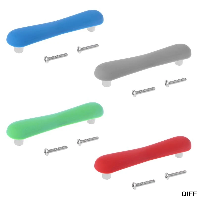 دروبشيبينغ مكافحة الاهتزاز جديد الأطفال غرفة خزانة الكرتون مقبض مجلس الوزراء الباب درج الطفل قبضة