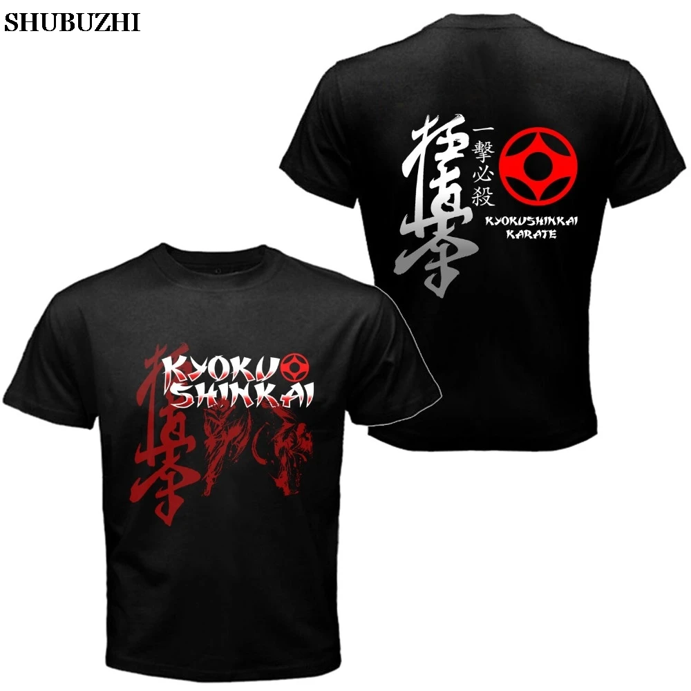 Kyokushinkai Kyokushin Kai Kan Karate One Hit Kill Mma Mix Martial Art shubuzhi New Men Fashion Summer Print Cotton T Shirt
