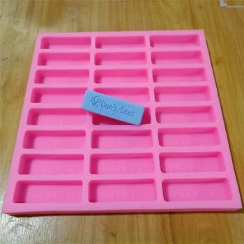 

Customize Hotel Bar Soap Mold Wax Molds with Logo Custom Cake Chocolate Jelly Silicone Mold