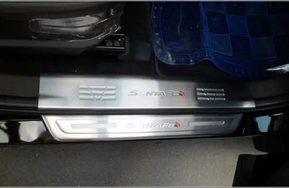 for  Hyundai new Santafe threshold bar 15~17 new Santafe welcome pedals IX45 interior trim