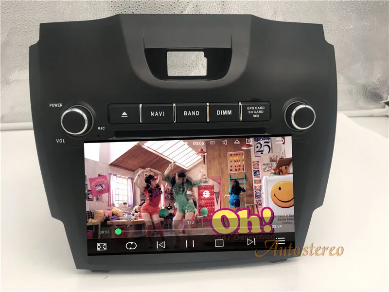 

8 Core Android 8.0 RAM 4G ROM 32G Car DVD GPS Navigation For Chevrolet Holden S10 ISUZU DMAX radio screen Free map