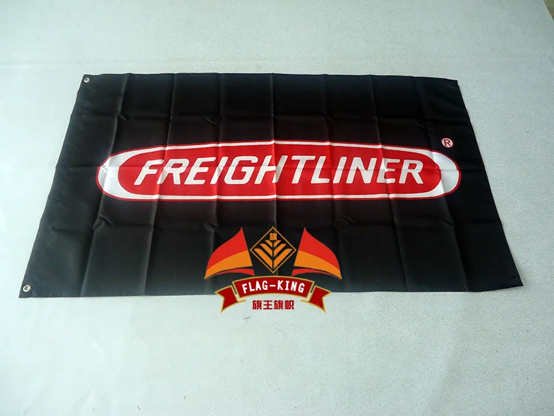 Гоночный флаг freightliner, Гоночный флаг freightliner 90*150 см, полиэстеровый баннер