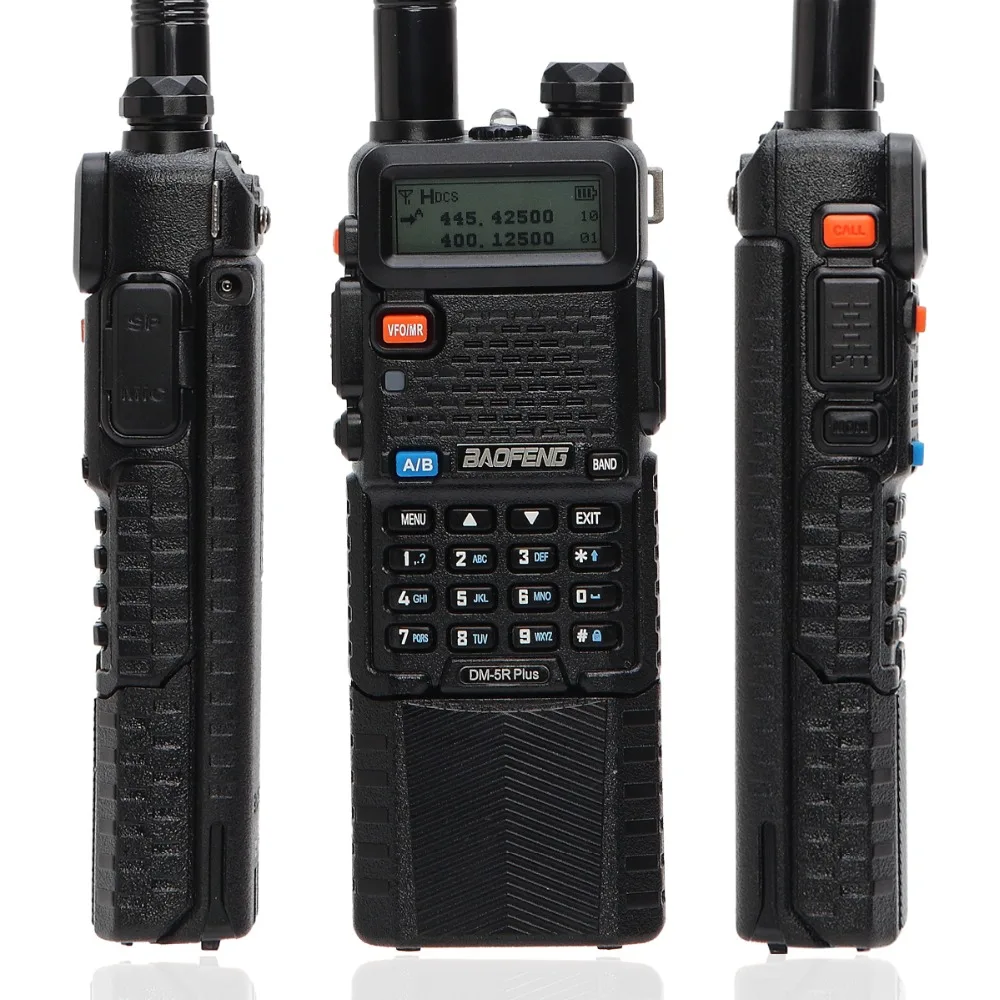 Рация Baofeng DM 5R PLUS DMR Tier 1 & 2 цифровая и аналоговая ретранслятор совместима с Motorola 9HX