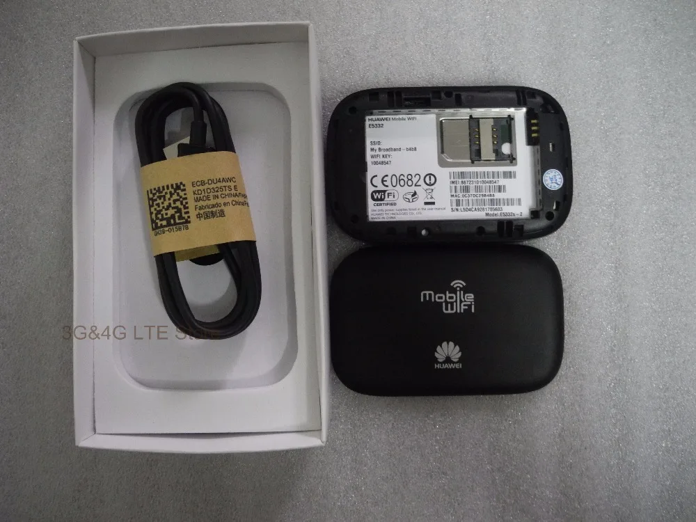 Оригинальный разблокированный HSPA + 21 6 Мбит/с HUAWEI E5332 Портативный 3G Wi Fi роутер и