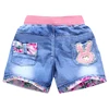 Nuevos niños de verano vaquero corto pantalones cortos para niñas de moda de chica princesa pantalones de Jean para niños niñas pantalones cortos flor Niñas Ropa ► Foto 2/6