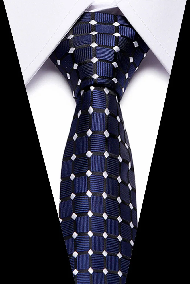 Шелковый галстук облегающий 7,5 см красный цветочный галстук Высокая мода клетчатые галстуки для мужчин тонкий хлопковый галстук галстуки для мужчин s gravatas - Цвет: L68