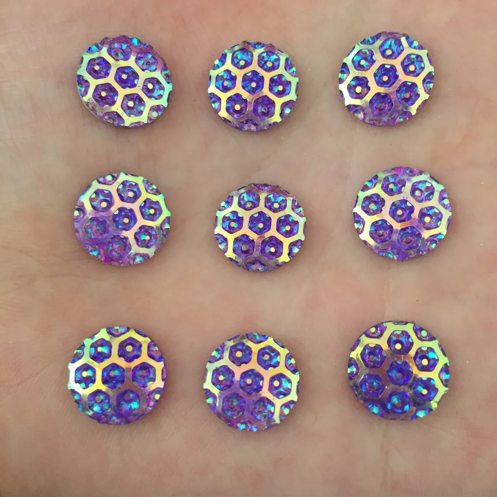 

HOT 40PCS 12mm AB Resin Round Rhinestone Flatback scrapbook craft making DIY crafts phone case decoration K038