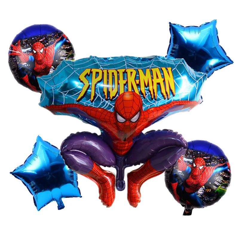5 шт./набор, Человек-паук, домашний воздушный шар с изображением Человека-паука, Детские воздушные шары для вечеринки на день рождения, Globos, аксессуары, принадлежности для фотосъемки - Цвет: 12