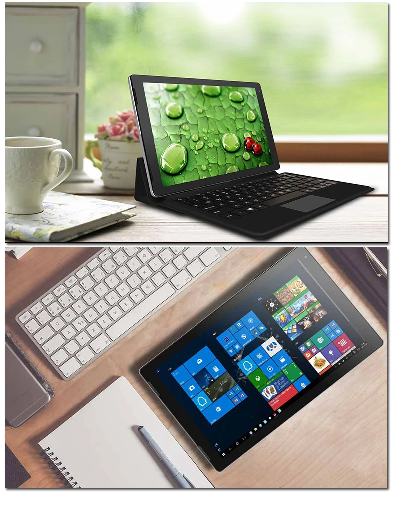 Джемпер EZpad 7 10,1 дюймов 2 в 1 tablet 1920*1200 FHD Экран Intel Cherry Trail x5-z8350 4 ГБ DDR3 64 ГБ EMMC Windows 10 таблетки ПК