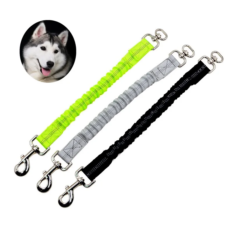New Reflective Elastic stretch Pet dog Lead Leash Extend rope Anti