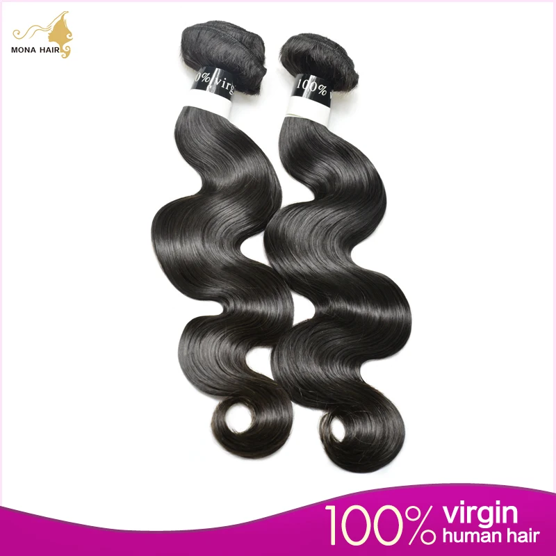 

Mona Indian virgin hair 100% pure Indian hair body wave 1 Bundle Of Aliexpress India Hair Free Shipping