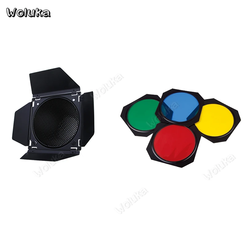 

Flash accessories barndoor honeycomb 4 colored light filters shooting photo studio lighting photography equipment CD50 T10