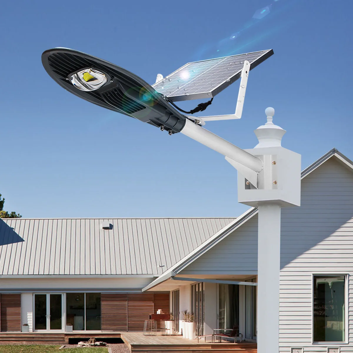 

10W Outdoor Garden Wall Lamp Light Zinc Alloy+ABS Waterproof IP65 Solar Light Motion Sensor Sensor Control Energy Conservation