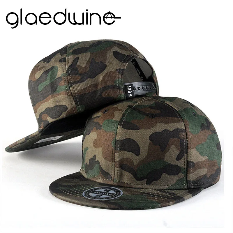 

Glaedwine Brand Camouflage Bone Snapback Ladies Gorras Hiphop Baseball Cap Summer Casual Como Casquette Flat Hat For Women Men