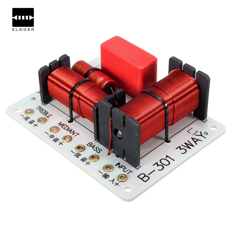 

Professional 150W Multi Speaker Audio Frequency Divider 3 Way Crossover Filters Acoustic Components