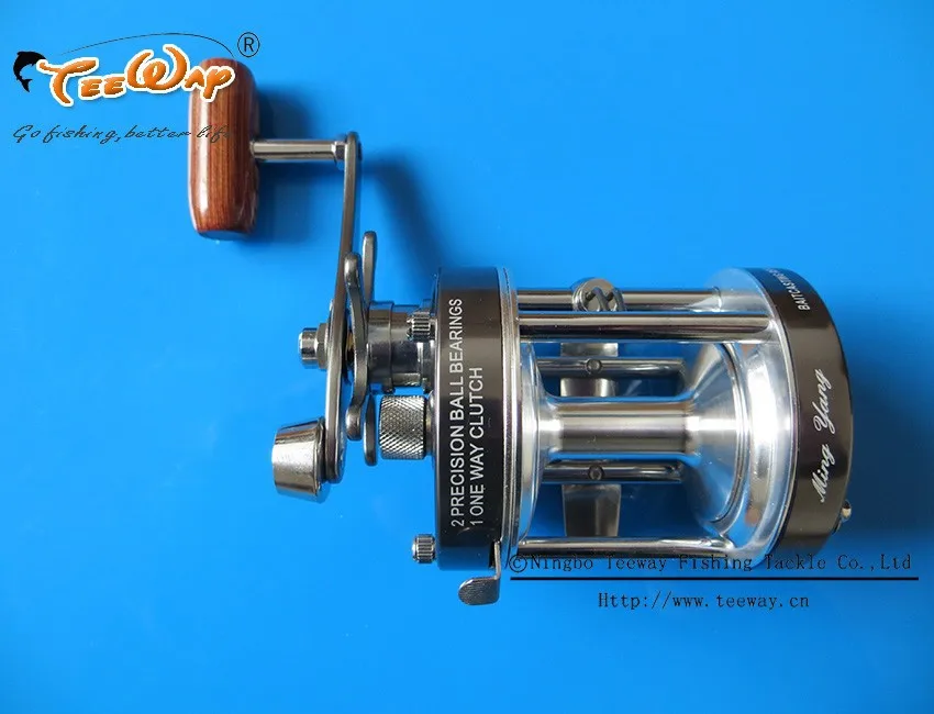 Quente de Metal Tambor de Carretel de Pesca do Mar Cheia + 2 Venda Rolamentos Esquerda Mão Barco Roda Horizontal Cll50 Mosca Branca Pesca 2020 bb 4 High Quality Esporte e Lazer