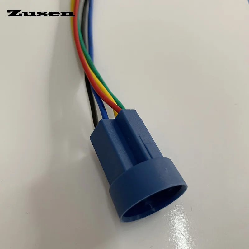

Zusen 19mm Wire harness connectors 5 pins 13cm for 1NO1NC or pins 2NO2NC push button switch