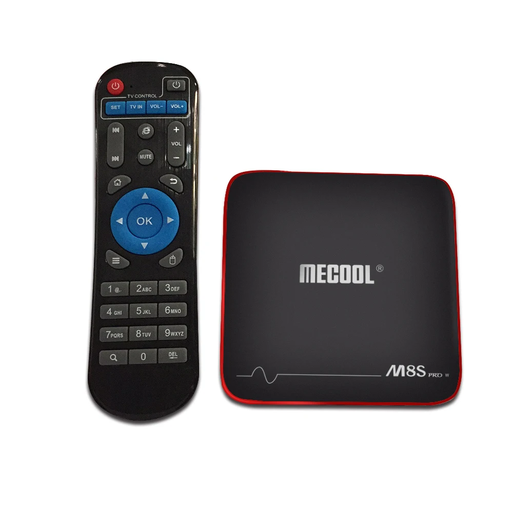 MECOOL M8S PRO W Android TV Box Amlogic S905W CPU Android 7.1 2GB RAM DDR3 16GB Smart TV Box 2.4GHz WiFi 4K H.265 Set Top Box