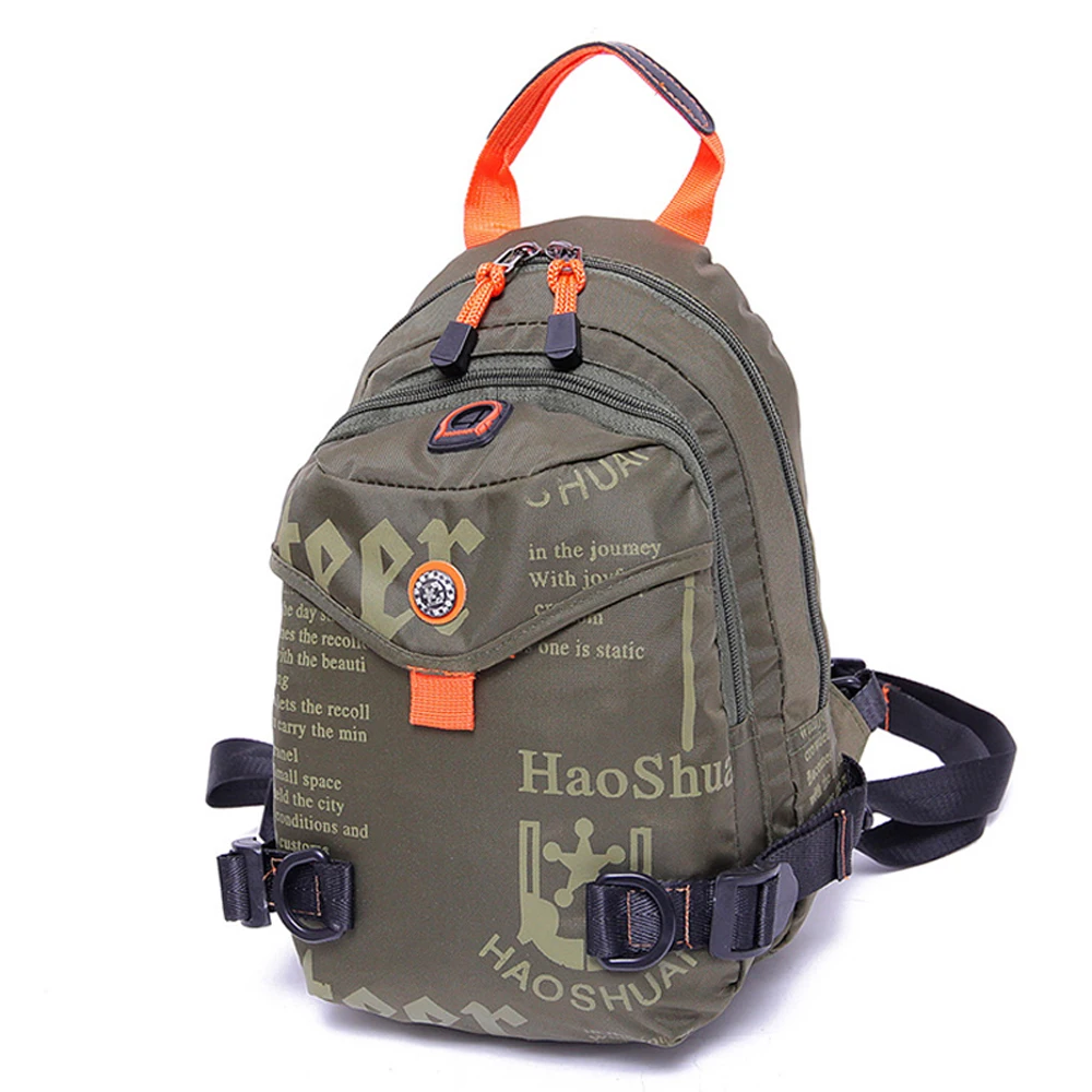 Men Small Backpack Bags Casual Daypacks Man Shoulder Bag Nylon Cross