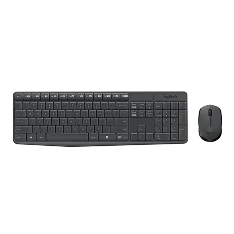 Logitech MK235 2.4GHz Multimedia USB Wireless Keyboard and Mouse Combo Set 