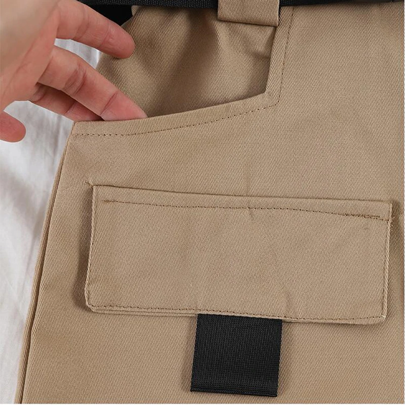 Women Casual Denim Shorts Summer High Waist Women's Sports Shorts Big Pocket Cargo Shorts Women With Belt