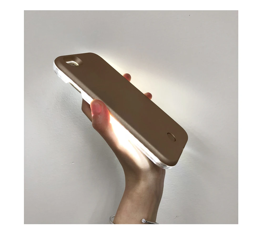 Светильник светящийся чехол для телефона для iPhone x чехол фото заполняющий светильник артефакт для iPhone 7 плюс селфи мобильный корпус для iPhone 6 Чехол чехол s
