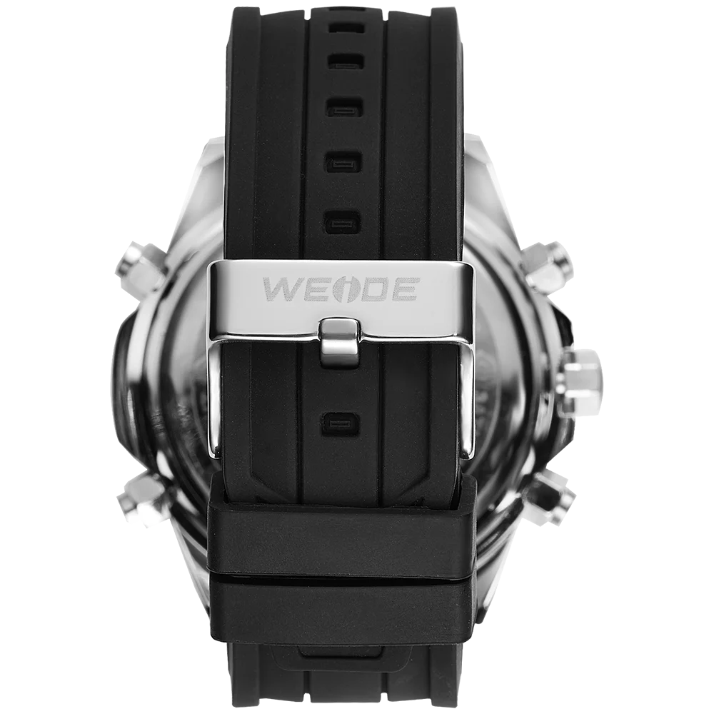 WEIDE Модные военные кварцевые мужские часы с большим циферблатом спортивные из