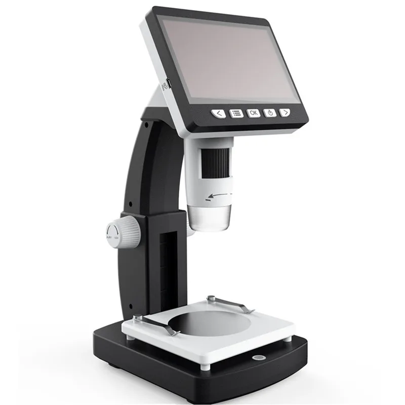  MUSTOOL 1000X Digital Microscope 4.3 inches HD 1080P Portable Desktop LCD Digital Microscope Adjust