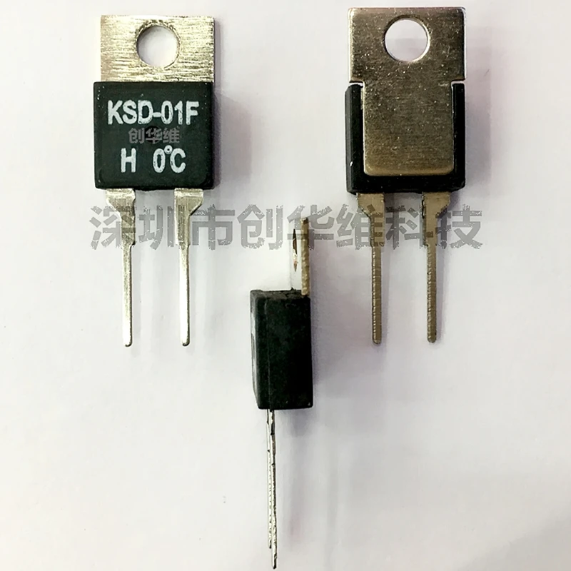 5PCS/lot KSD 01F Temperature Switches TO220 Normally open H and ...
