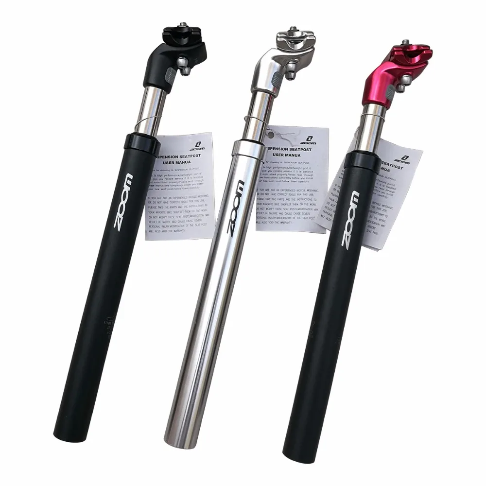 ZOOM MTB Road Bike Bicycle Saddle Seat post Seatpost Hydraulic Suspension 50mm Travel