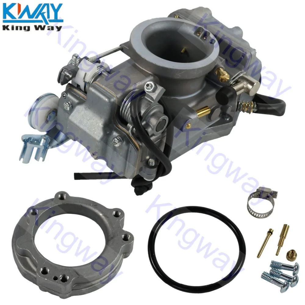 

FREE SHIPPING-King Way- For Mikuni HSR Carburetor 42-18 42 mm Easy Kit Harley EVO Twin Cam Evo Carb