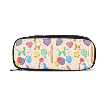 

Balloon Kawaii Kids Pen Bag Coin Bag Wallet Purse Cosmetic Box Boys Girls Pencil Pouch Shcool Stationery Case Women necessarie