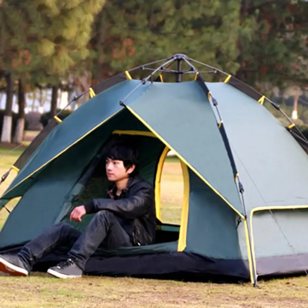 

New Desert Camel CS069 Three-use Automatic Tent Outdoor Camping Tent Rain Proof Anti-UV Shelter For Fishing Hiking Travel