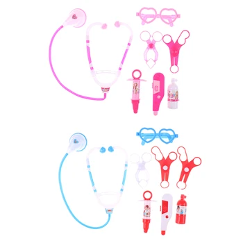

Baby house doctor stethoscope injections Kids Children Pretend Doctor Medical Roleplay Simulation Set Gift Imitation toy