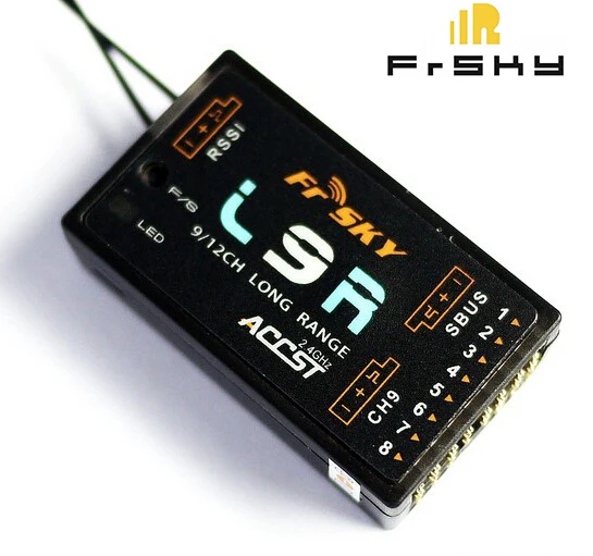 Receptor da Longa Distância da Non-telemetria do Ônibus de Frsky s. com Antena do Pwb para Taranis L9r 9 – 12ch X9d