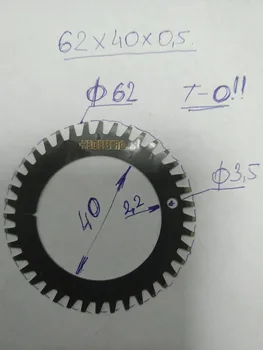 

folding machine blade Perforating 62.4*40*0.5mm