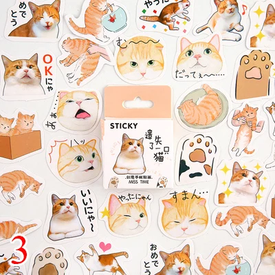 45 шт./кор. канцелярские наклейки парным DIY Планета липкий Бумага Kawaii Луна растения наклейки для украшения дневник в стиле Скрапбукинг - Цвет: Design 18