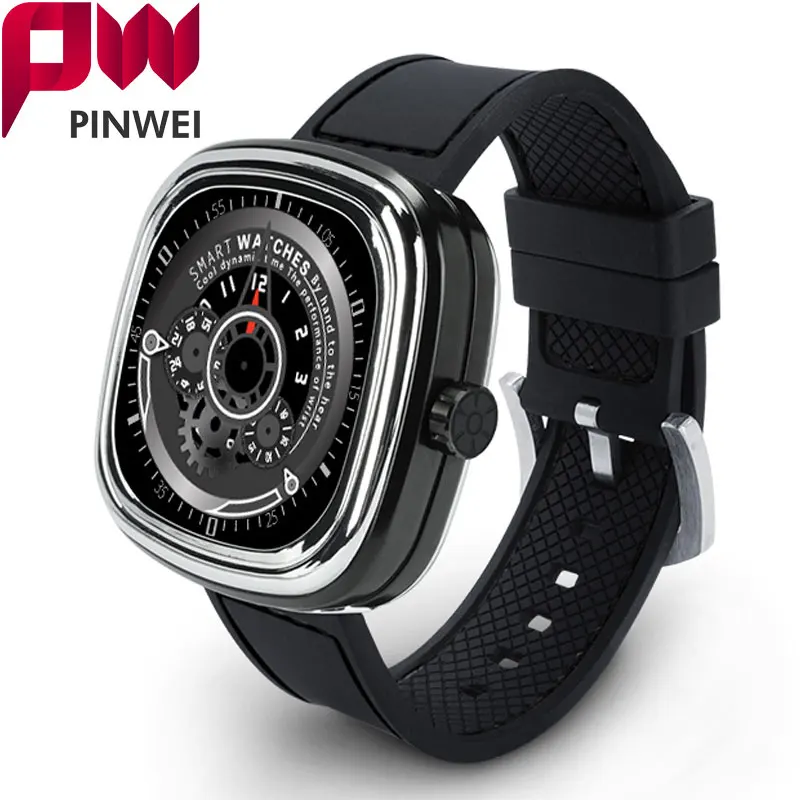 

PINWEI PWM2 Bluetooth Smart Watch Heart Rate Monitor Waterproof Smartwatch Touch Screen for iphone iOS Android Phone Women Watch