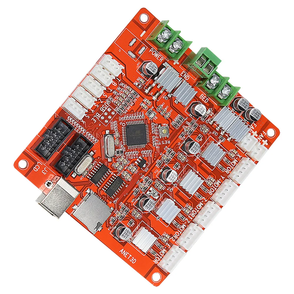 Anet V1.0 3d принтер плата контроллера материнская Ramps1.4 Обновление версии для