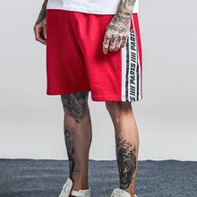 Xieruis летние мужские шорты лучшего качества с принтом хип-хоп повседневные уличные до колен мужские шорты для пляжа шорты