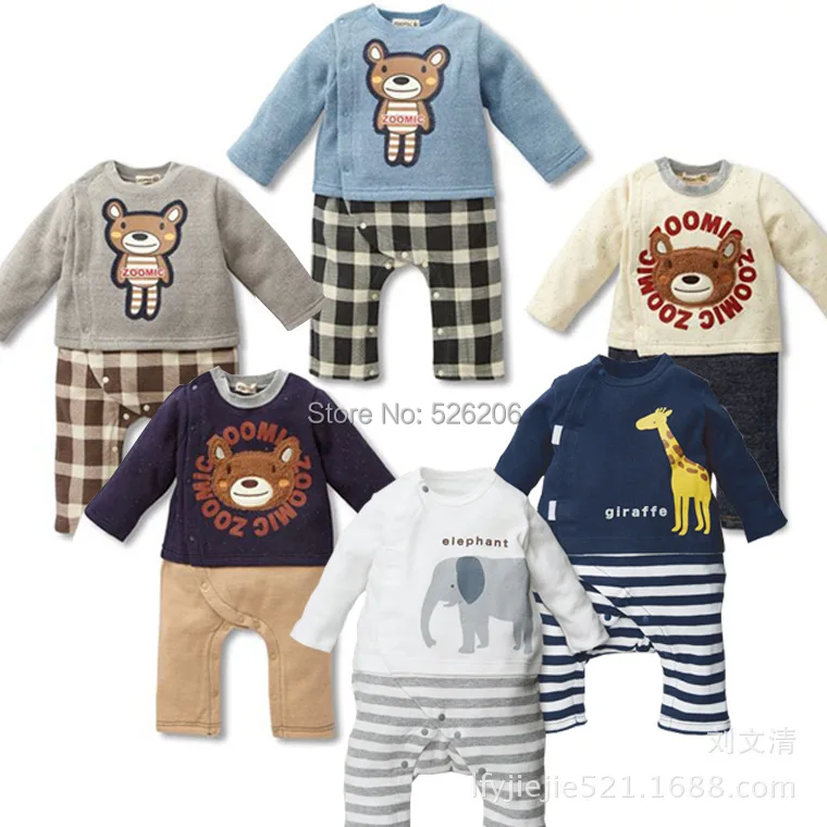 free shipping best selling baby clothes kids animal design baby cotton