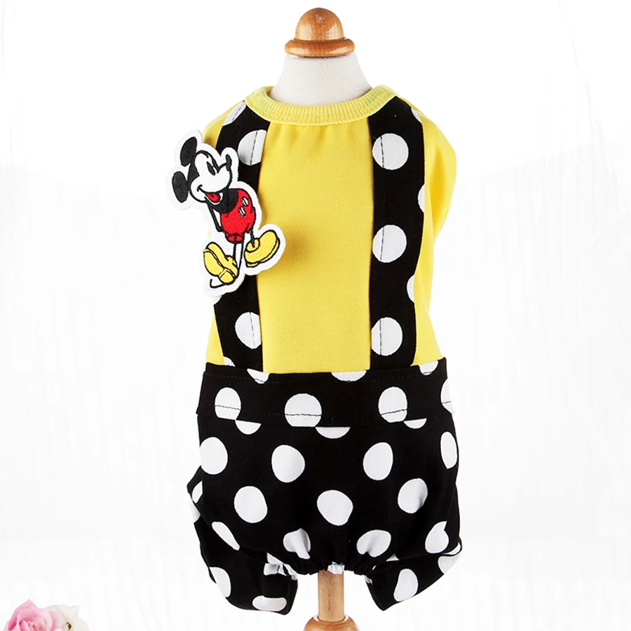

Summer Pet Clothes Puppy Jumpsuit Dog Dress Wedding Apparel Dogs Pets Princess Clothing Sport Ropa Perro Dot Dress Girls 60B0028