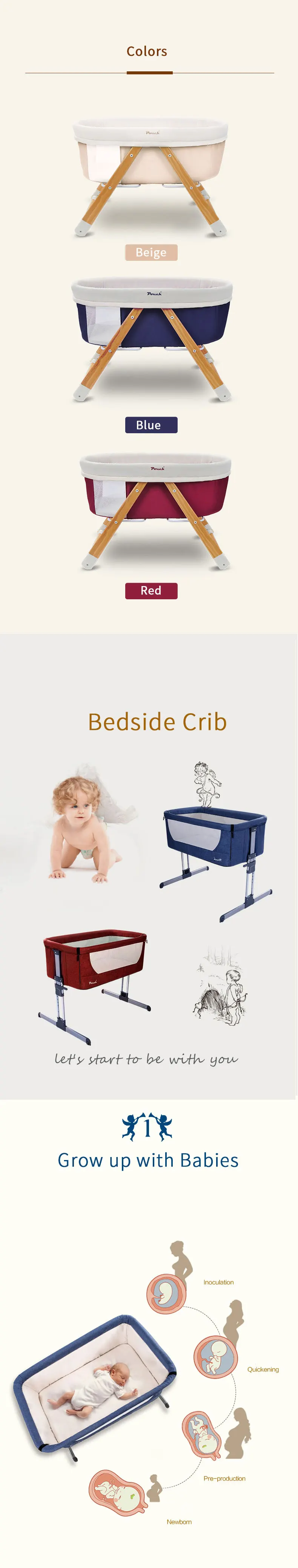 Чехол для детской кроватки в европейском стиле, Многофункциональный шейкер для детской кроватки, складная переносная дорожная колыбель-кровать