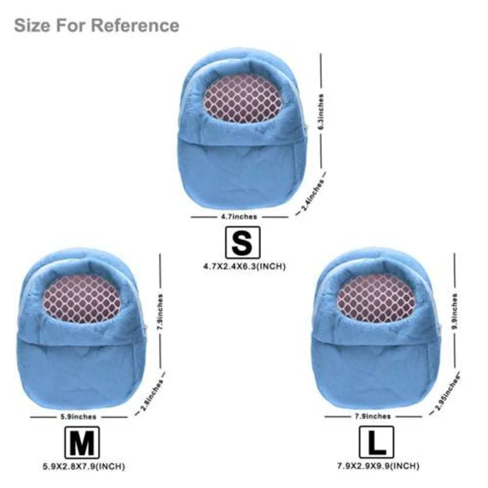 1 шт морская свинка переноска для хомяков Мягкая флисовая сетка дышащая уличная Ежик переноска для кролика сумка для мелких пород домашних животных S/M/L
